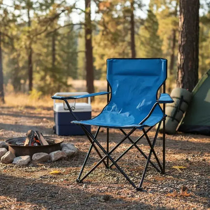 Silla Plegable Con Soporte Para Brazo Camping