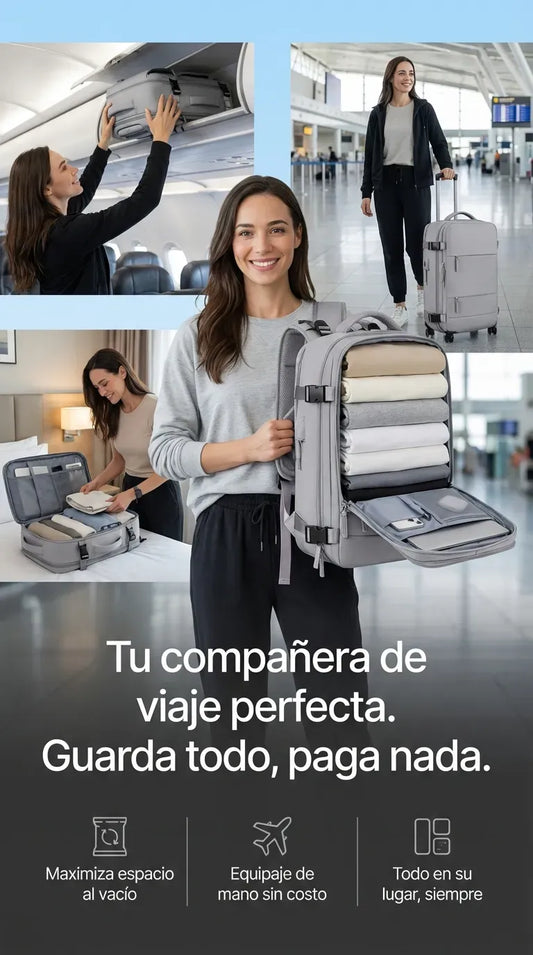 EMPACA DE TODO SIN PAGAR DE MÁS | CABE MÁS ROPA QUE EN MALETAS TRADICIONALES | MALETA ESPECIAL PARA VIAJES